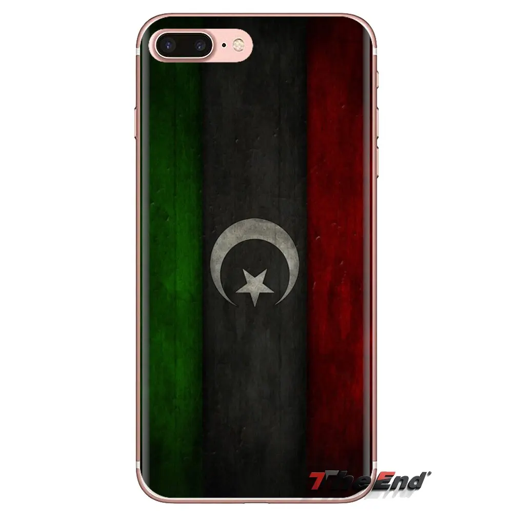 Мягкий чехол для Huawei G7 G8 P7 P8 P9 P10 P20 P30 Lite Mini Pro P Smart Plus 2017 2018 2019 Ливия fly line Флаг Печать
