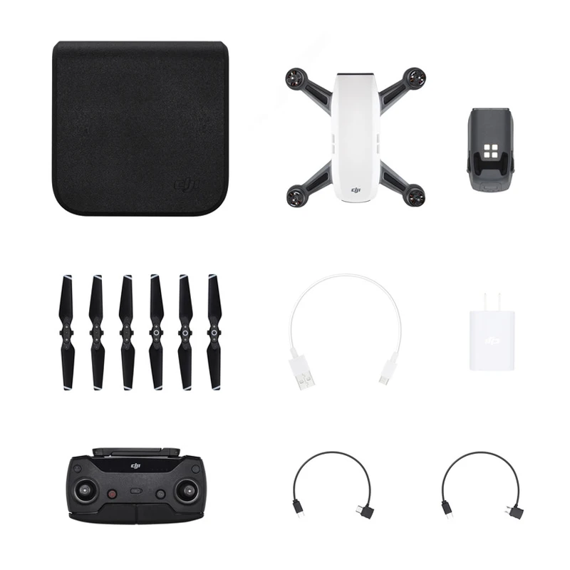 DJI камера Spark Дрон с контроллером белый 1080P HD камеры для Дронов Квадрокоптер RC FPV