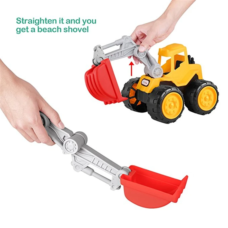 Бульдозер автомобиль самосвал экскаватор детская пляжная игрушка песочные