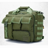 Green Сумки для ноутбуков Военная Униформа плеча Молл Спорт на открытом воздухе Водонепроницаемый курьерские Камера Mochila Тактический компьютера школьная сумка - Цвет: Green