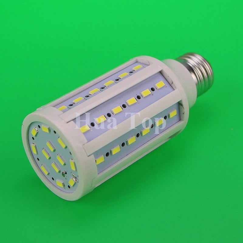 Лампада 10 шт./лот 15 Вт E27 E14 5730 SMD 60 светодиодов Холодный теплый белый