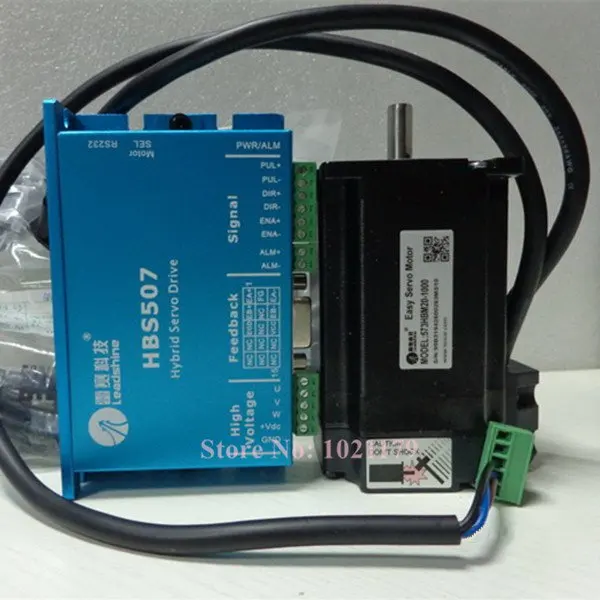 Высококачественный Гибридный сервопривод Leadshine 23 2NM HBS507 + 573HBM20 1000 двигатель с