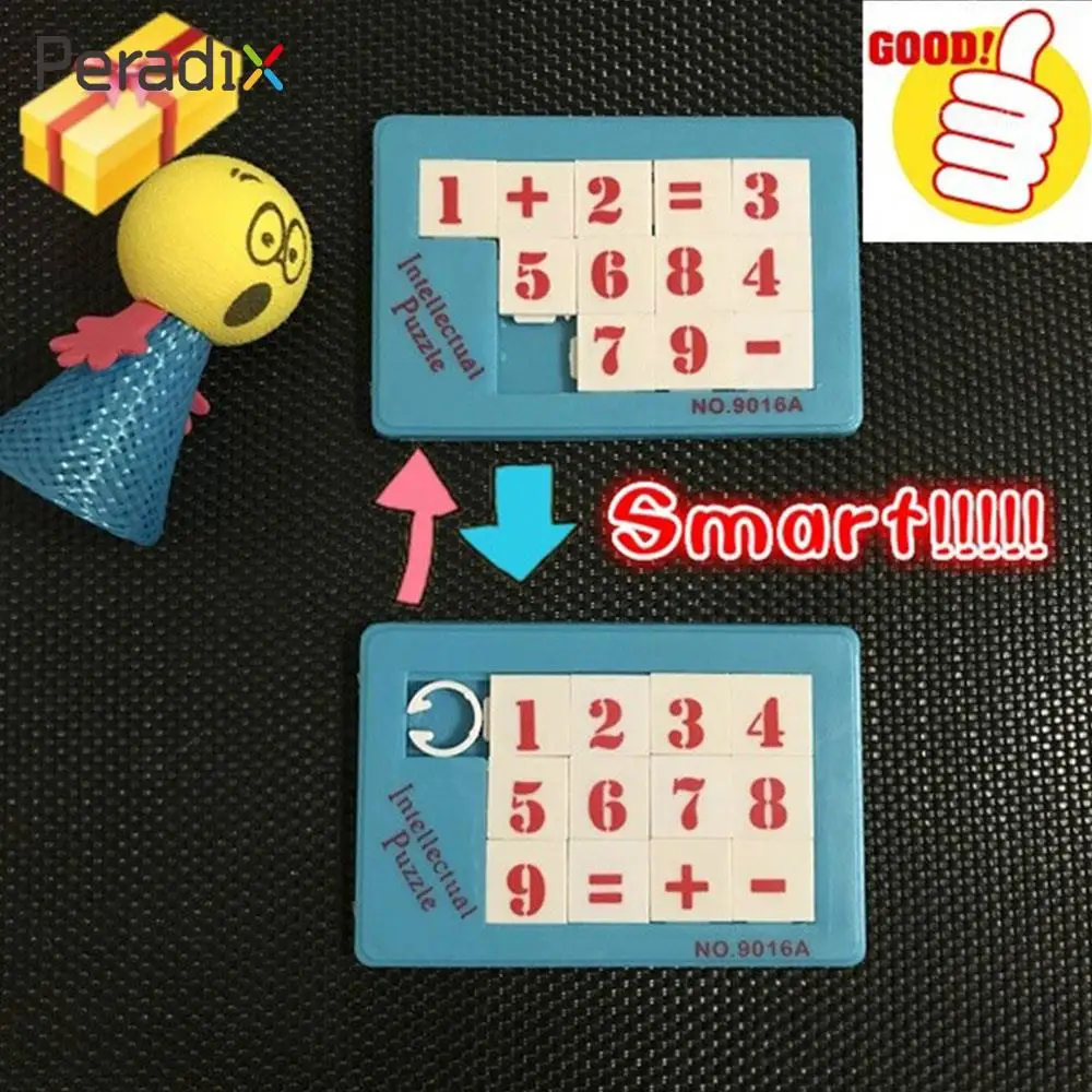 Peradix Игрушка прорезыватель для мозга скользящая головоломка случайная мини игра