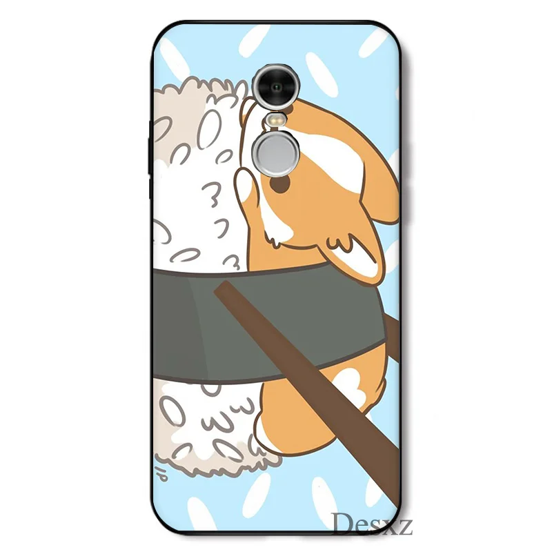 Мобильный телефон чехол Sushi Pug новинка Fundas для Xiaomi Redmi Note 4 4A 4X 5 5A 6 7 GO S2 6A Pro Plus