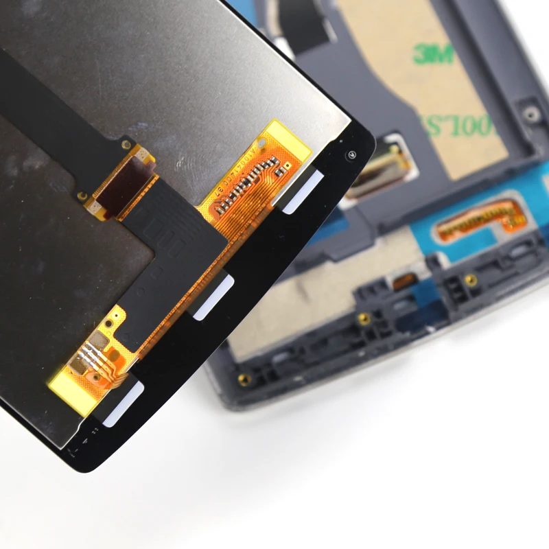 ЖК дисплей с тачскрином в сборе для Oneplus One A0001 замена рамкой тест LCD 1 +