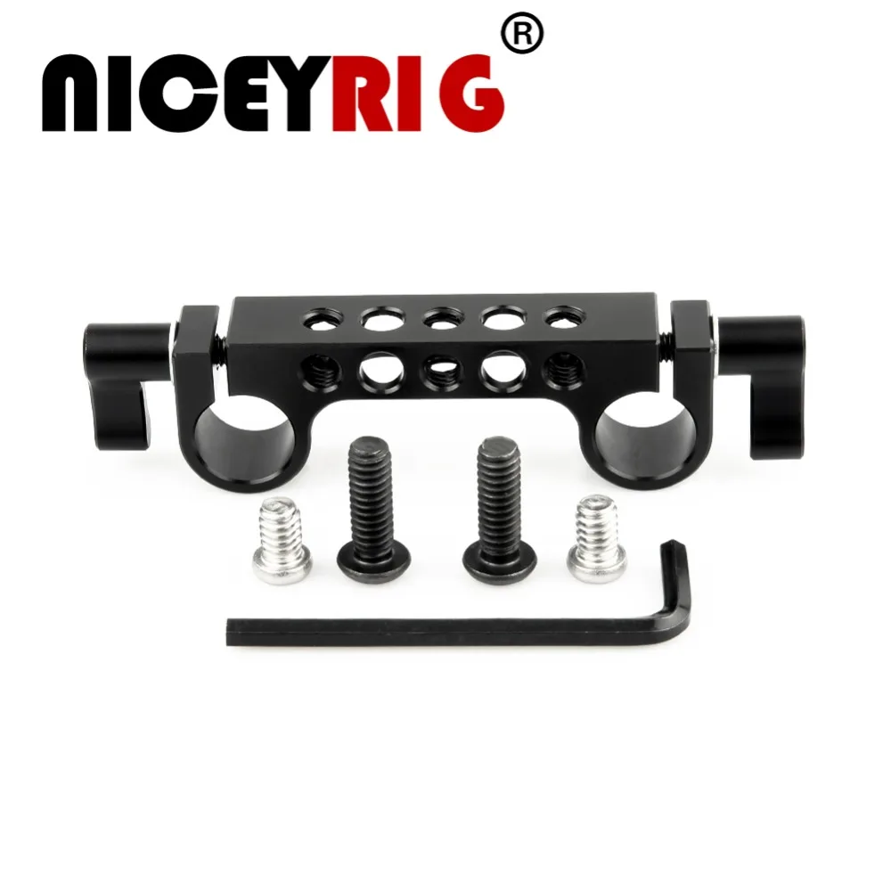 NICEYRIG 15 мм стержневой зажим для DSLR камеры плечевой Риг основная пластина