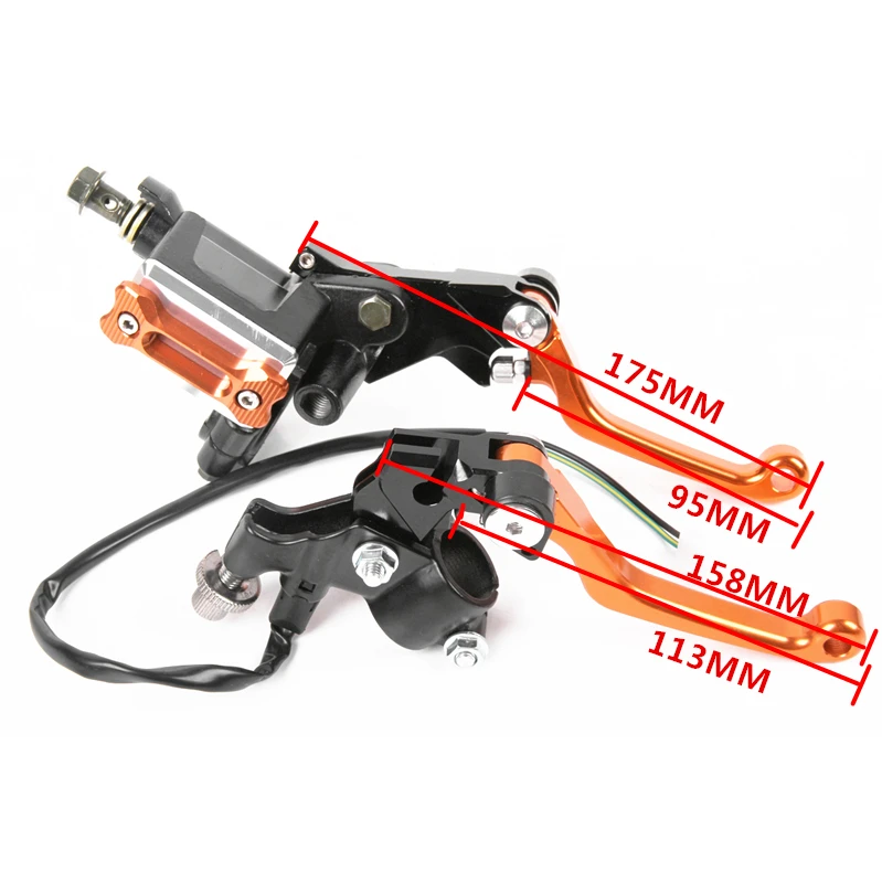 8 цветов CNC 7/" Универсальный для KTM 85 105 65 150 125 250 SX XC Кроссовый внедорожный клатч главный тормозной цилиндр водонагреватель рычаги