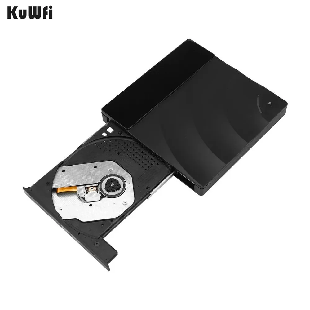 USB3.0 DVD дисков тонкий внешний оптический привод CD-RW горелка Встроенная память