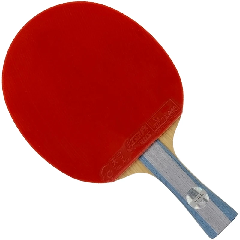 DHS профессиональная ракетка для настольного тенниса Double happeness MA LONG DING NING 6 звезд