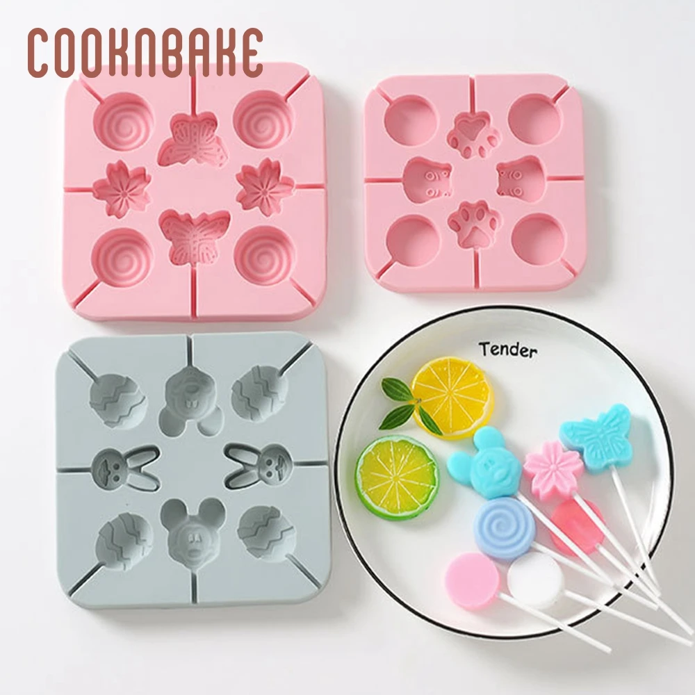 COOKNBAKE силиконовая форма для леденцов, конфет, Круглый Шоколадный леденец, форма для выпечки, силиконовая форма для льда, клейкий торт из желе, украшение, сделай сам