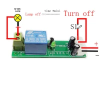delay turn off switch timer relay dc 12v delay time switch timer control relay 10s 30s 1min 5min 10min 30min delay off switch