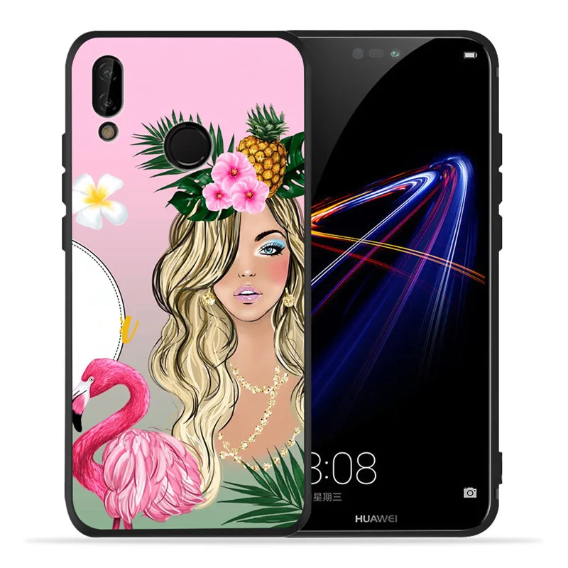 Роскошный чехол для huawei P8 P10, P20, P30, mate 10, 20, V20, Honor 8, 8X, 8C, 9, 10 Lite Plus, Pro, чехол, Coque Etui Funda, милый