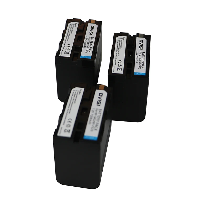 Ультра быстрое 3X двойное зарядное устройство с 3 шт 7200mAh NP F970 F960 батарея для Sony F975
