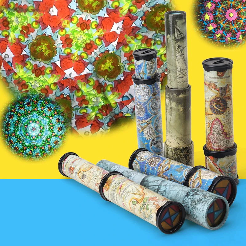 3D Калейдоскоп волшебное разнообразие внутри интерьерных сцен цветок трубка