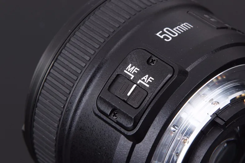 Объектив YONGNUO yn 50 мм F1.8 для камеры Nikon F объектив с автофокусом и большой
