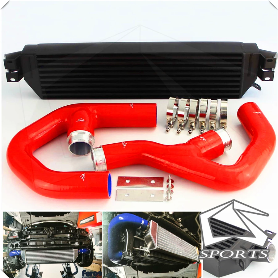 Комплект турбоохладителя для V * W G OLF MK5 MK6 TI FSI J ETTA 2 0 T A3 06 09 черный|Радиаторы и