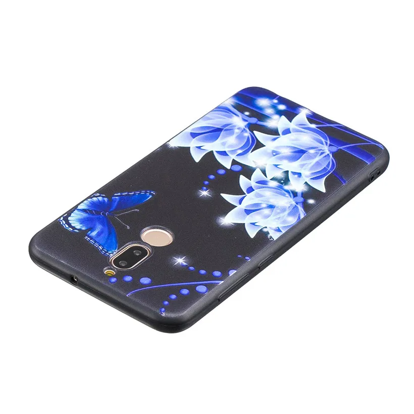 Чехол HEMASOLY для Huawei Mate 10 Lite мягкий чехол из ТПУ Nova 2i Honor 9i силиконовый Relif окрашенный