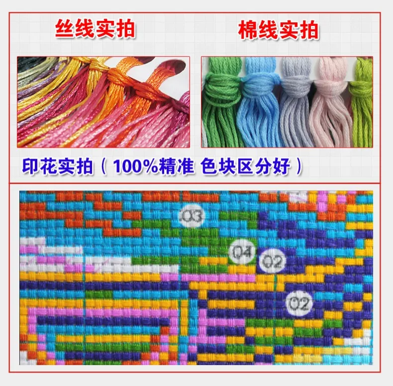 Семейный и садовый Набор для вышивки крестиком печать сделай сам с табуретами |