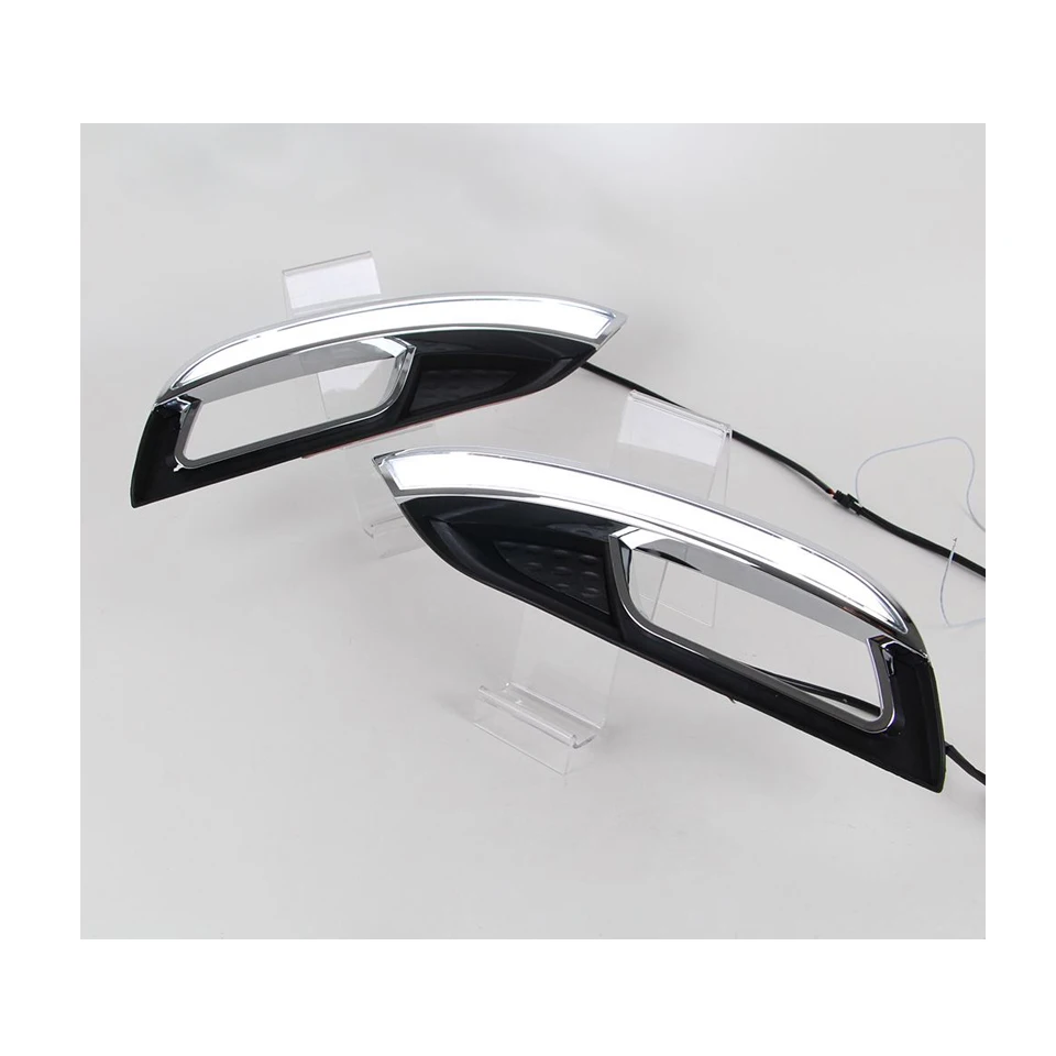 Car Stlying Waterproof ABS 12V LED Daytime Running Light DRL Fog Lamp Decoration For KIA K3 2013 | Автомобили и мотоциклы