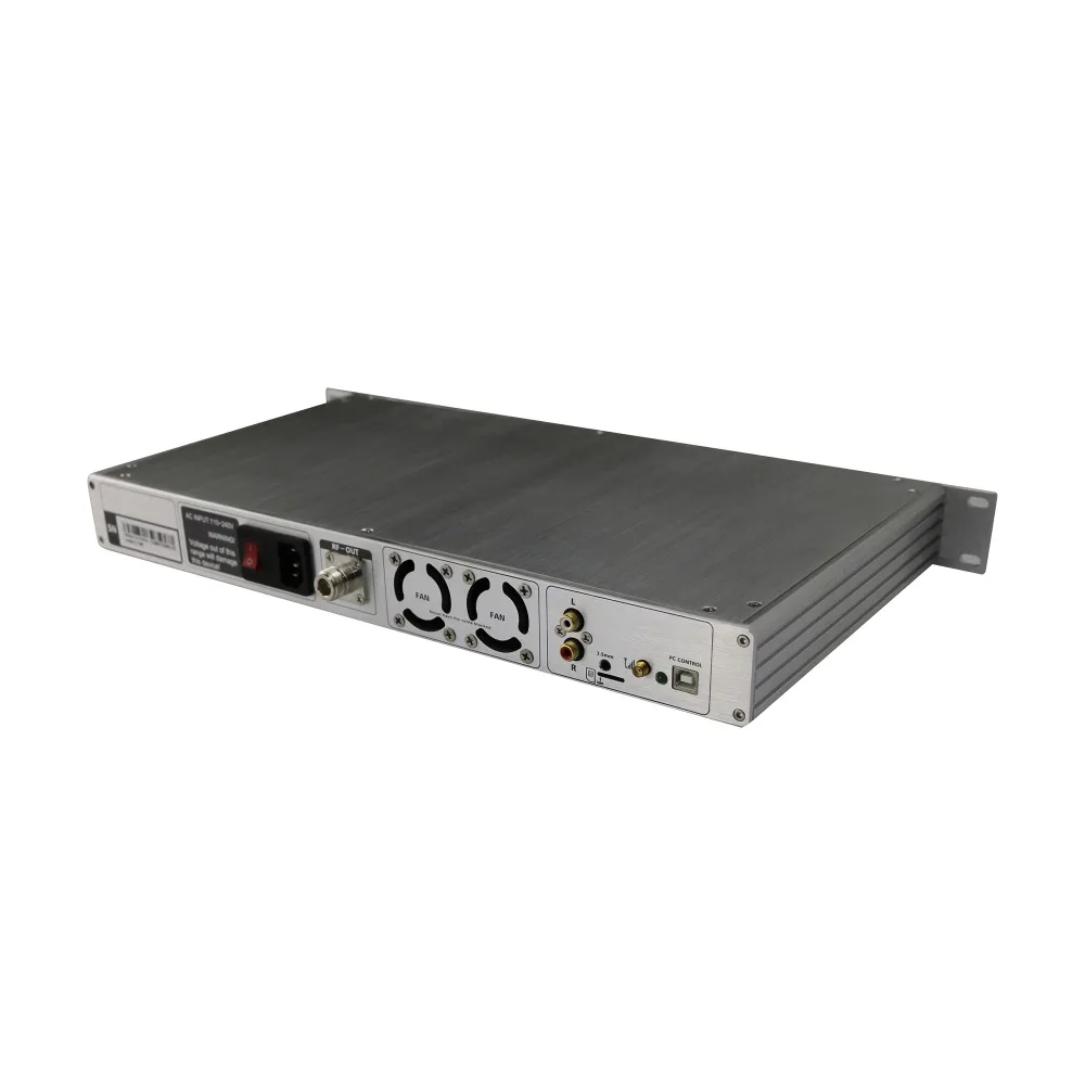 Профессиональный T50R 0 50 Вт FM радиостанция передатчик RDS с PC управлением 87 108 МГц