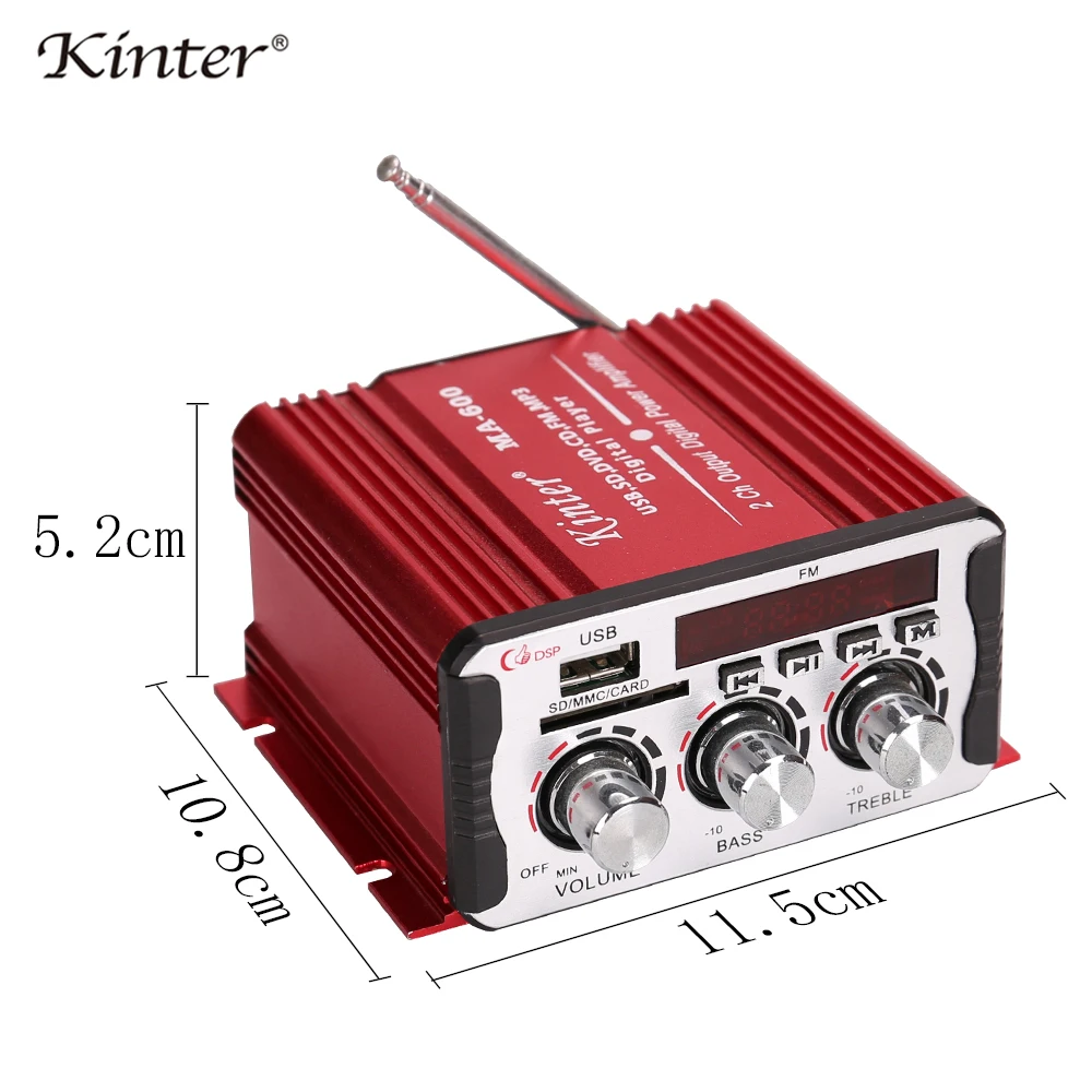 Kinter MA 600 усилитель звука hifi стерео воспроизведение в USB SD предложение fm радио 2 0 CH