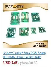 16 значений* 20 шт = 3 20 шт 1206 SMD конденсатор Ассорти Комплект 10pF~ 22 мкФ компонент diy Образцы комплект и