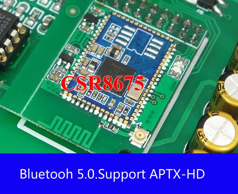 CSR8675 Bluetooth 5,0 декодер плата ЦАП Поддержка APTX HD AK4493 RCA Усилитель для наушников динамик 24 бит DC12V
