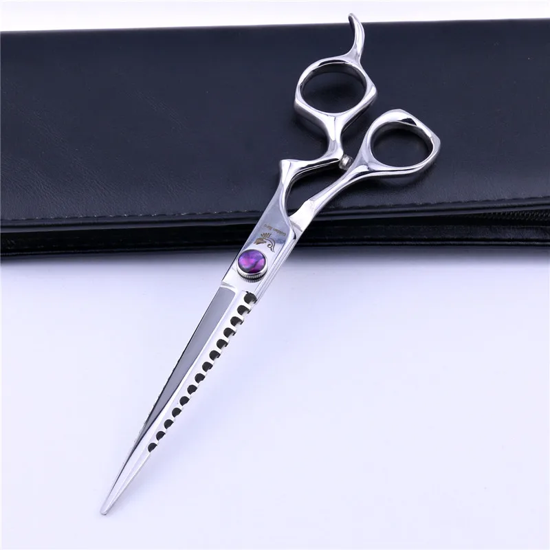 Золотая птица 7 дюймов ножницы для ухода за собакой Серебристые Pet Ultimate Beauty