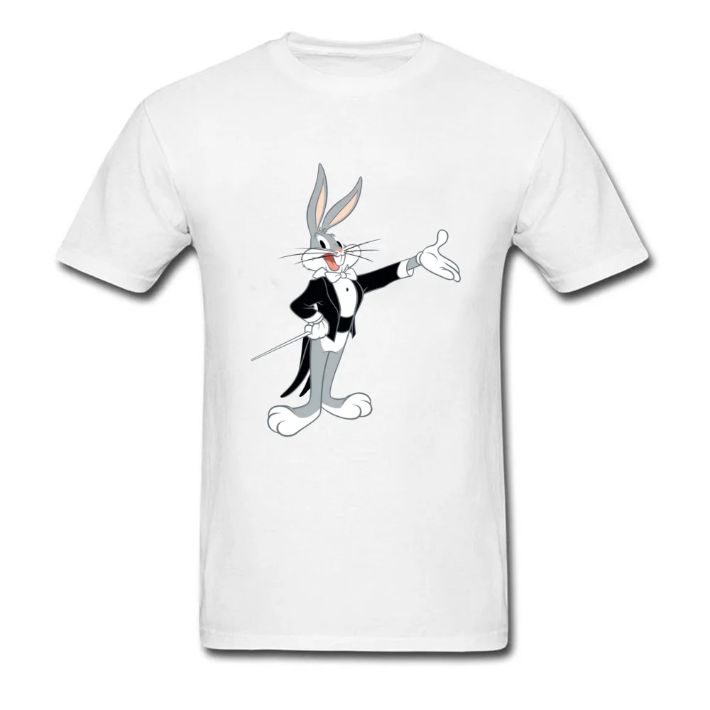 Футболка для джентльмена с принтом Mad Bugs Mr Bunny милые футболки графическим