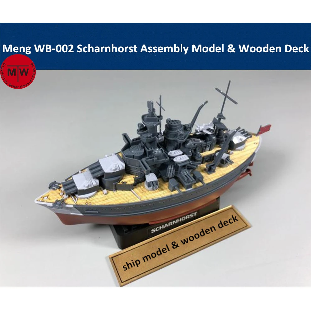 Meng WB 002 Warship строитель Scharnhorst Q Edition пластиковая сборка модель комплект симпатичная