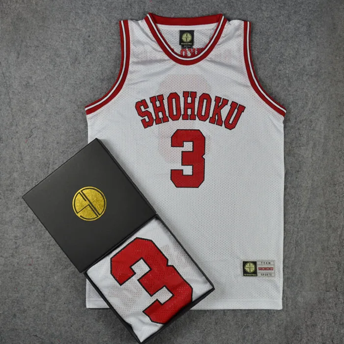 Баскетбольная Футболка SD 3haruko Акаги Slamdunk Джерси бренда Shohoku мужские