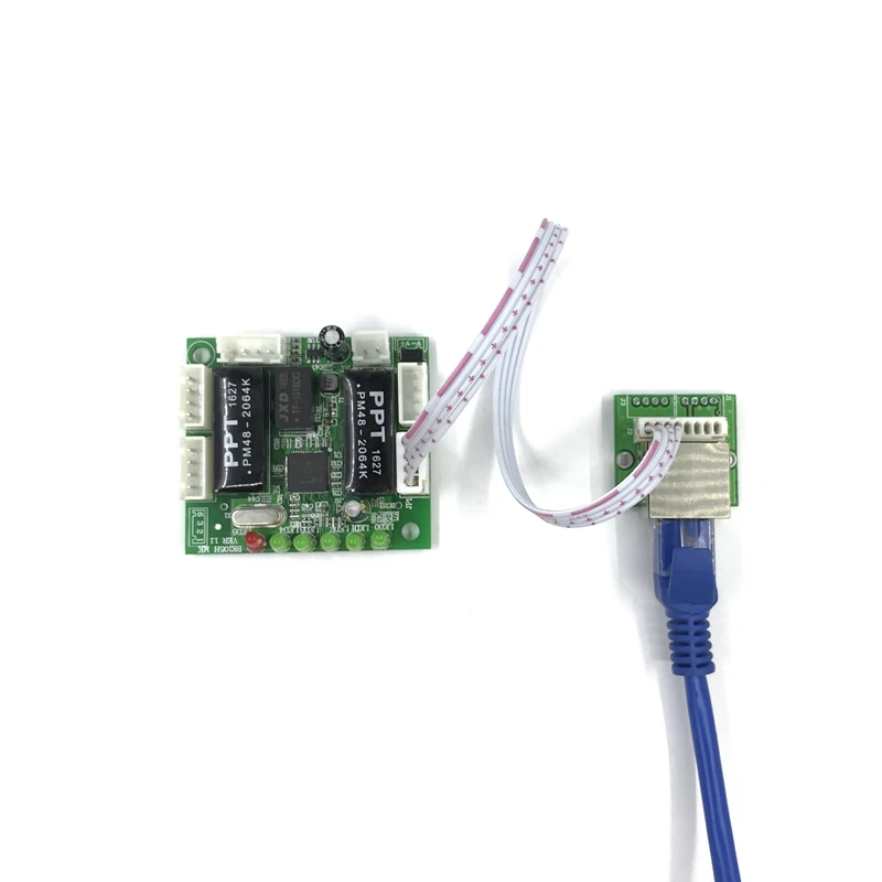 OEM мини модуль дизайн коммутатора ethernet схема для 10/100 Мбит/с 5/8 порт PCBA плата