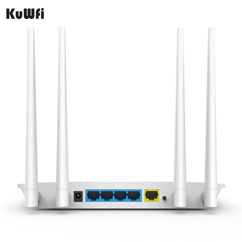 KuWfi 300Mbps Wireless Router 2.4G High-Speed Home Wifi Repeater /AP With 4*5dBi&ampAntennas Support 32 Devices | Компьютеры и офис