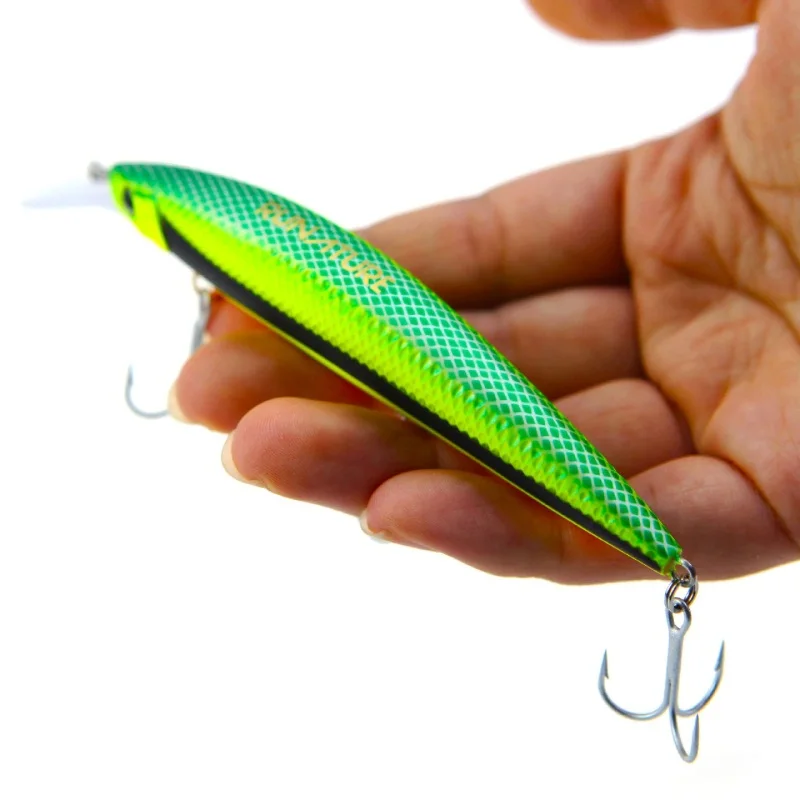 Flash-P312 Runature Flash Minnow оседающая на дно приманка 110 мм 37 г искусственные приманки, острые VMC рыболовные снасти приманки Морской бас рыболовные снасти - Цвет: Flash-P312