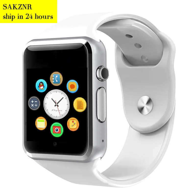 Bluetooth A1 Смарт часы спортивные наручные Поддержка 2G SIM TF камера Smartwatch для Android