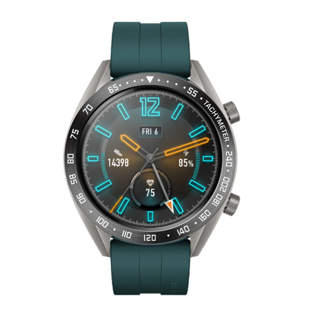 Умный чехол для часов для huawei Watch GT/Active 46 мм, драгоценный камень кольцо смарт Кольцо клеющаяся крышка против царапин Металл#20/