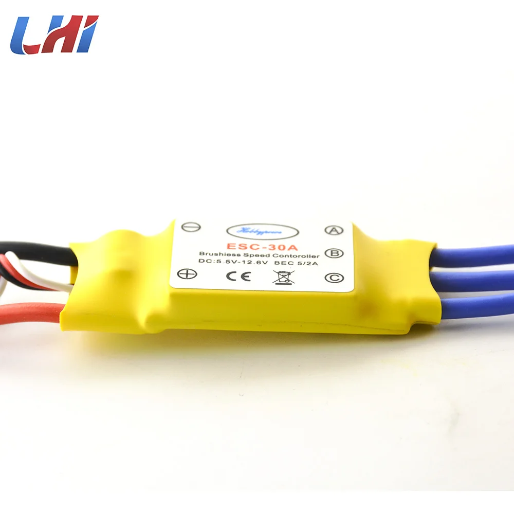 RC 4 шт. 30A Brushless ESC 450 Вертолет двигатель мультикоптера Скорость контроллер