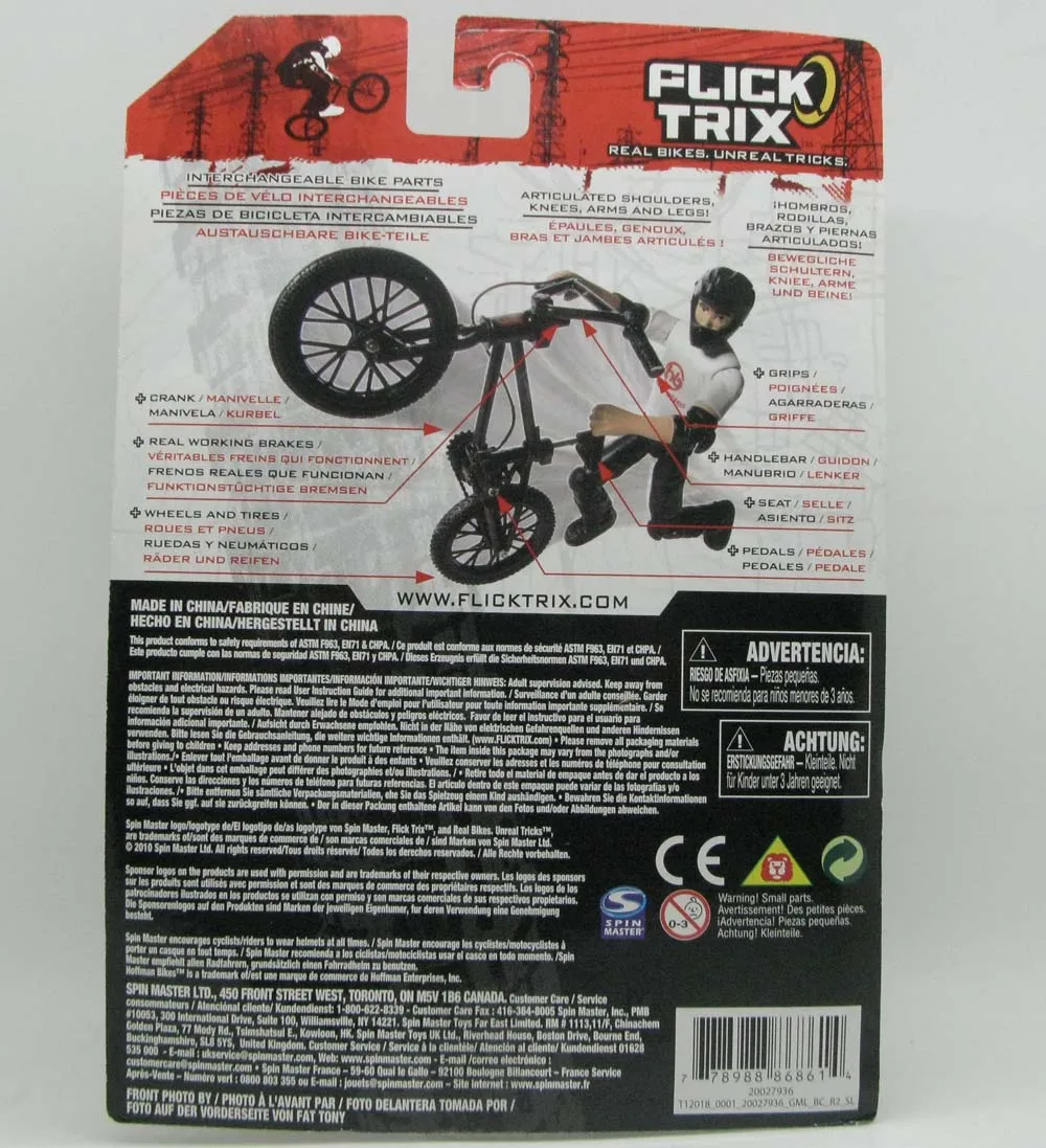 Флик Трикс Finger велосипед мини BMX игрушки велосипедов Модель Новинка для детей