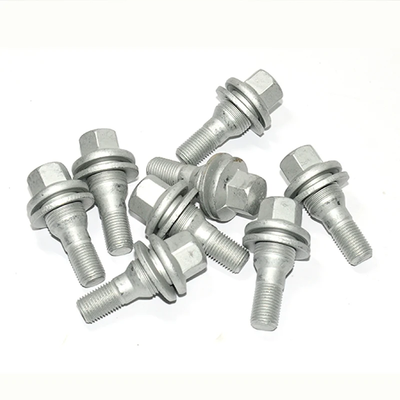 

M12 x 1.25 For Peugeot 1007 206 207 307 308 406 407 607 Citroen C5 C4L Wheel Bolts Screws Tires Tyre Screw Flat Seat