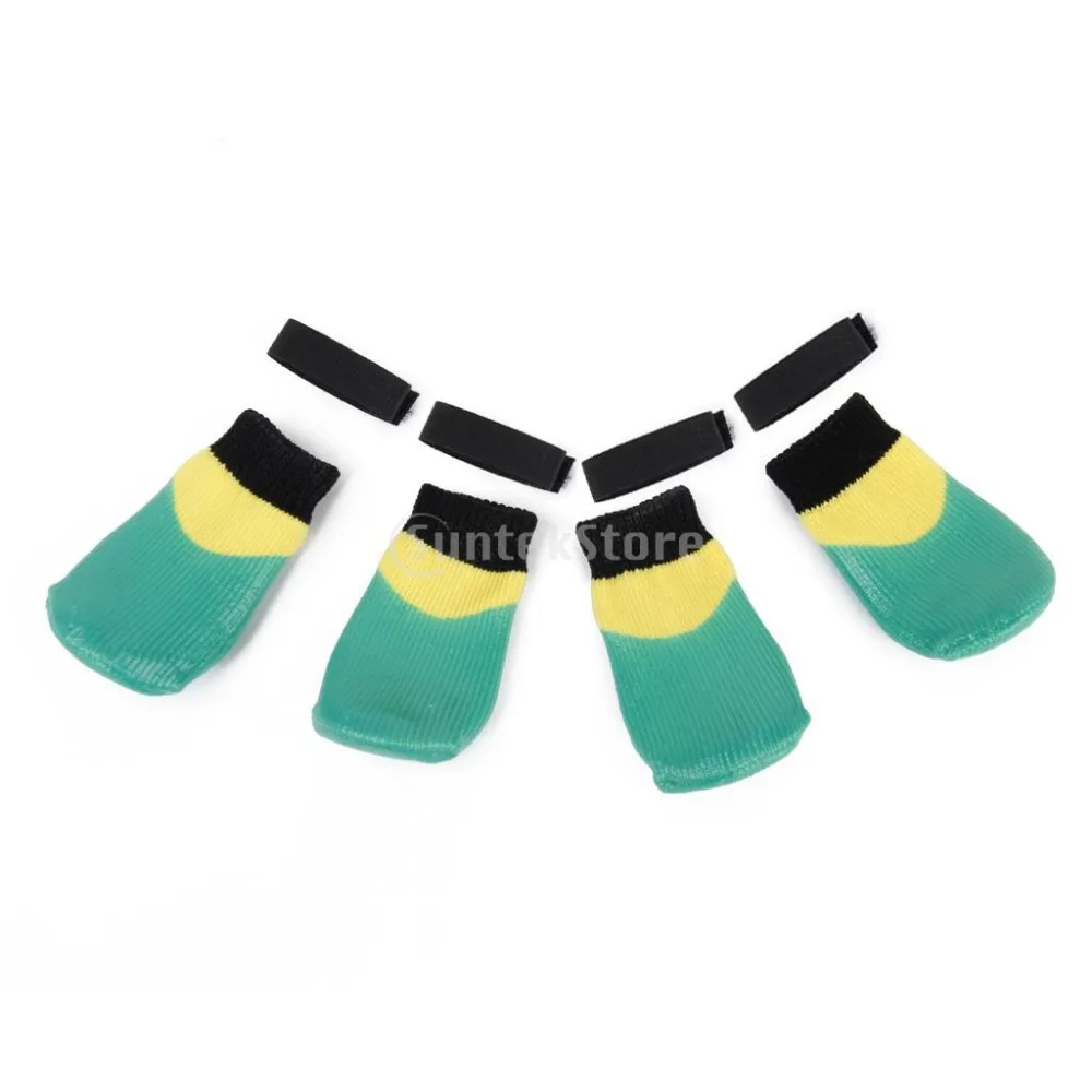 Водонепроницаемая Обувь для собак тапочки щенков нескользящие носки | Дом и сад