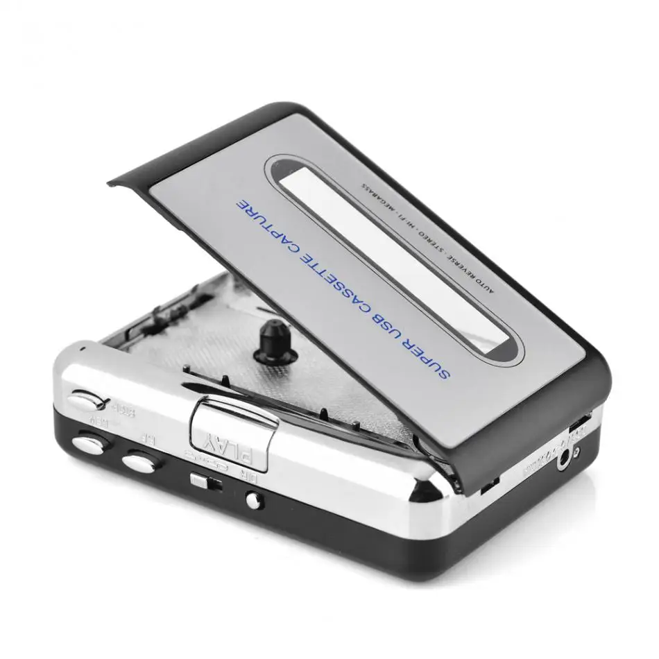 VBESLIFE USB Кассетная лента для ПК MP3 CD коммутатор конвертер Захват аудио музыкальный плеер с наушниками Новинка