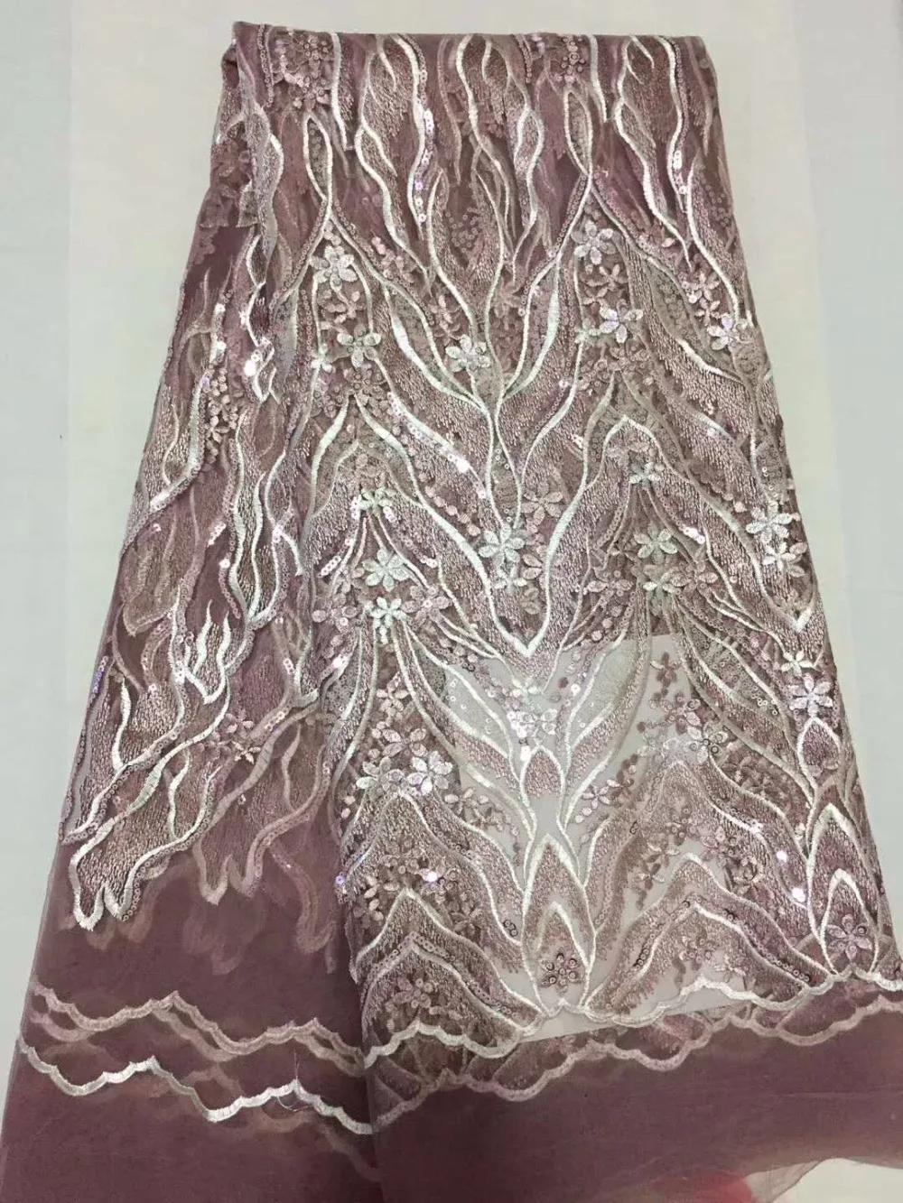 pure White African Lace Fabrics 5 Yards Guipure Fabric 2018 High Quality Beaded Cord For Wedding Dresse | Дом и сад