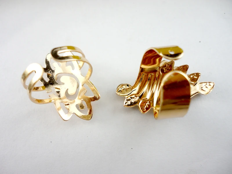 Золотые регулируемые кольца EcooLin