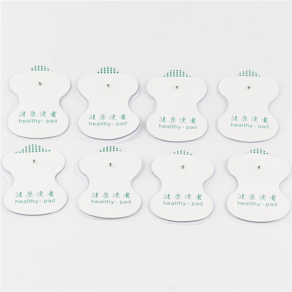 Feecy TM737Pads 8PCS 10 шт. белые электродные накладки цифровые для иглоукалывания Tens цифровой электрод колодки десять терапевтический массажер Pad средней частоты - Цвет: Feecy TM737Pads 8PCS