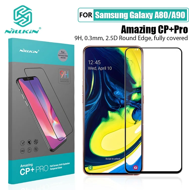 CP Plus Pro 2.5D Защитное стекло для экрана NILLKIN Amazing H/H+ PRO 9H для samsung galaxy a80 версия - Цвет: CP Plus Pro 2.5D