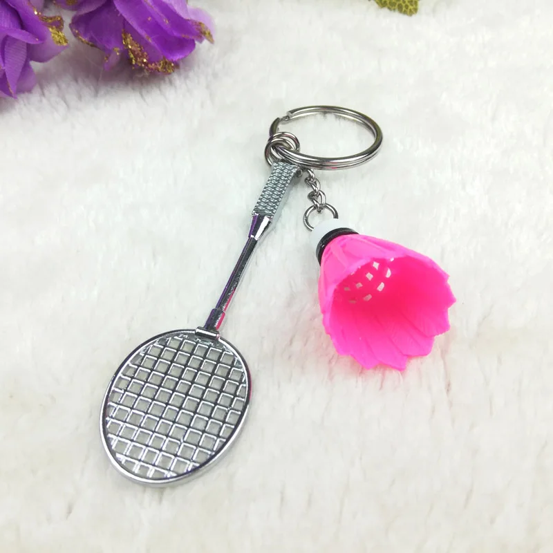 2019 опт спортивный конкурентоспособный мини бадминтон металлический брелок для