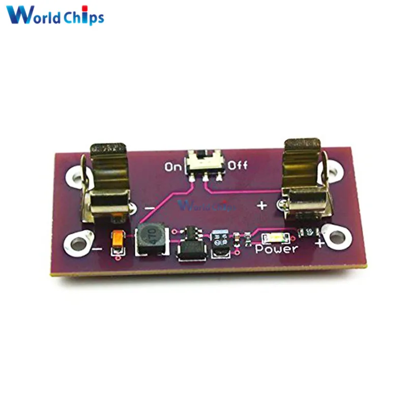 Модуль питания LilyPad повышающий преобразователь батареи AAA до 5 В для Arduino|step up|power