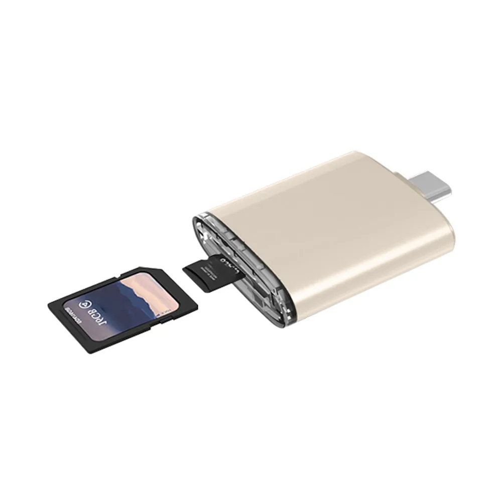 3 в 1 USB 3,1 type C USB-C TF Micro SD OTG кардридер для samsung Galaxy S9 TF флэш-карта картридер 2 микро-sd TF M2 MMC MS Dropshipp