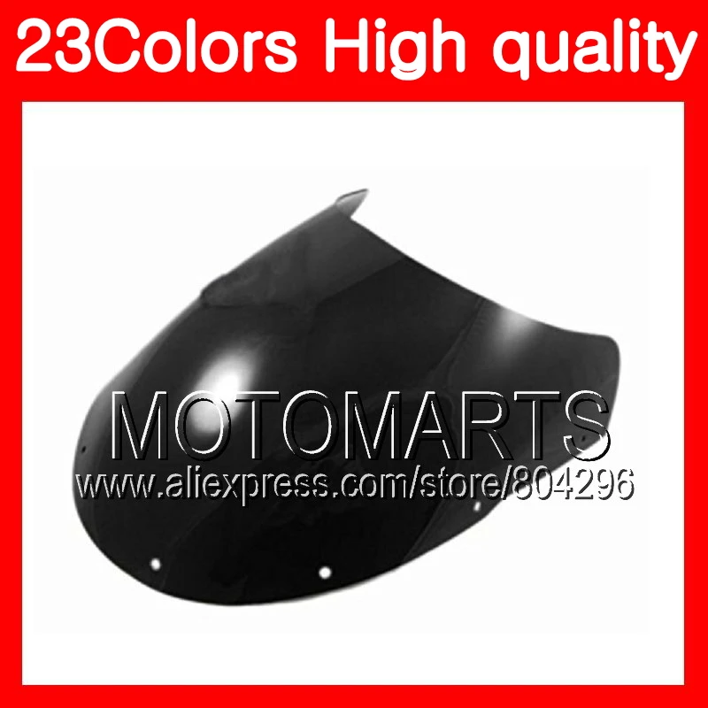 

23Colors Windscreen For KAWASAKI NINJA ZX2R ZXR250 1990 1991 1992 ZX 2R ZXR 250 ZX-2R 90 92 Chrome Black Clear Smoke Windshield