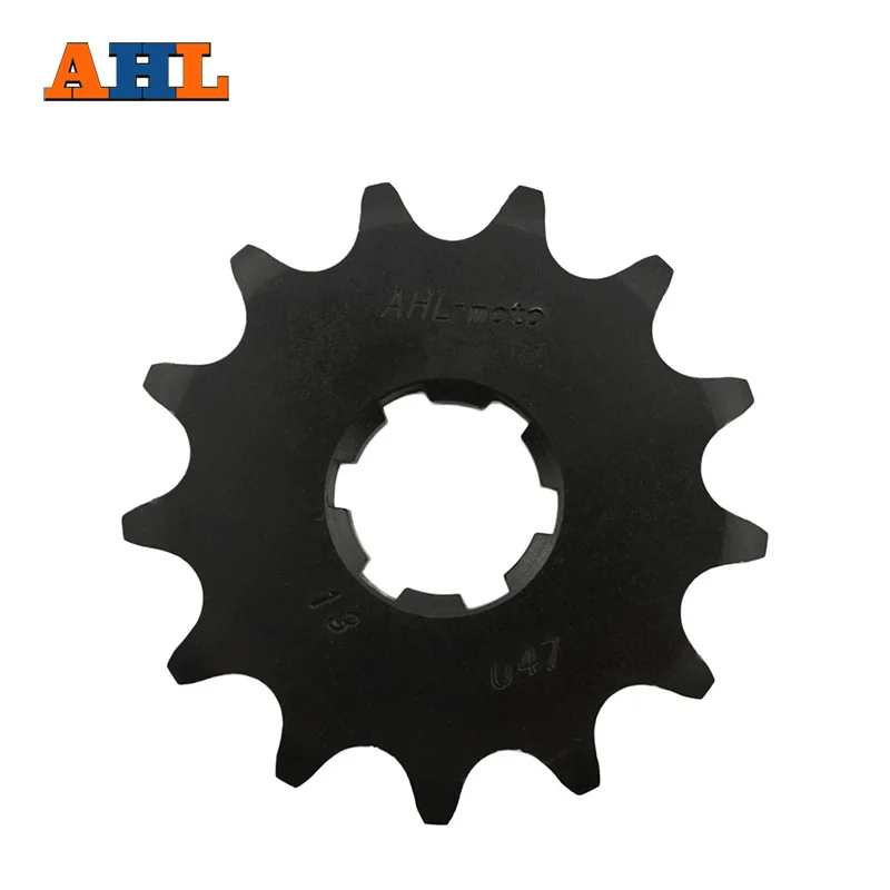 Передняя Звездочка AHL 13T для мотоцикла Yamaha YFM125 DT250 IT250 TY250 WR250 YTZ250 YZ250 RD350 YFM350 YFZ350